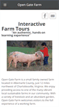 Mobile Screenshot of opengatefarm.net
